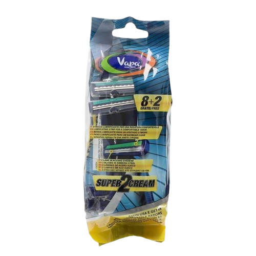 Vapa Eldobható borotva super 2 cream 8+2