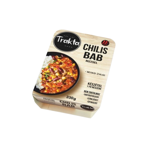 Trakta készétel 330g chilisbab rizssel
