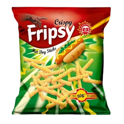 Fripsy hot dog ízű snack 50g