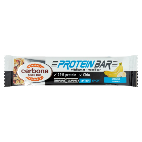 Cerbona Protein banános müzliszelet 35g
