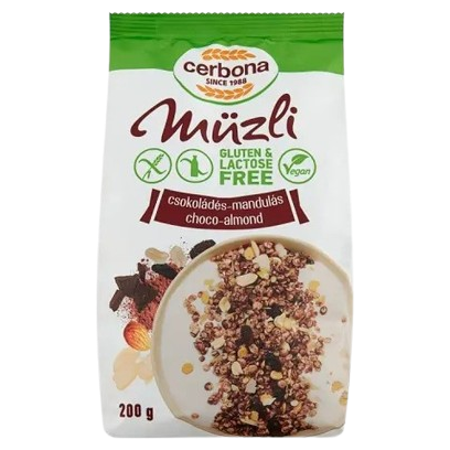 Cerbona müzli csokis mandulás 200g