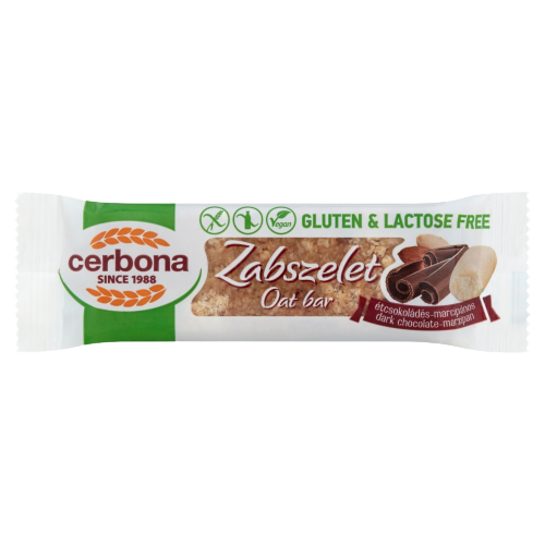 Cerbona gluténmentes étcsokis-marcipános zabszelet 40g