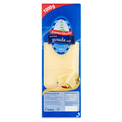 Szeletelt gouda sajt 1kg-Ammerland