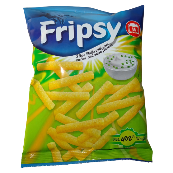 Fripsy hagymás tejfölös ízű snack 40g