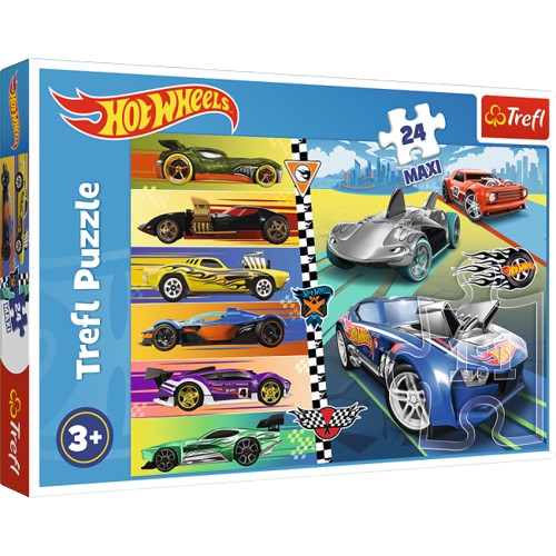 60 Puzzle hot wheels verseny