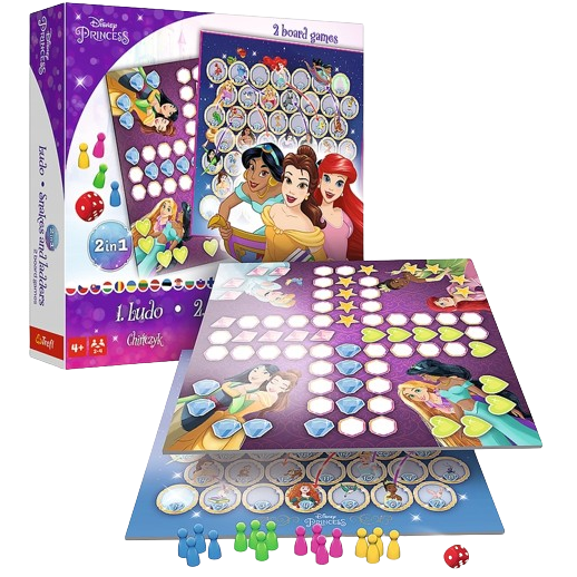 Disney hercegnők 2az 1-ben társasjáték
