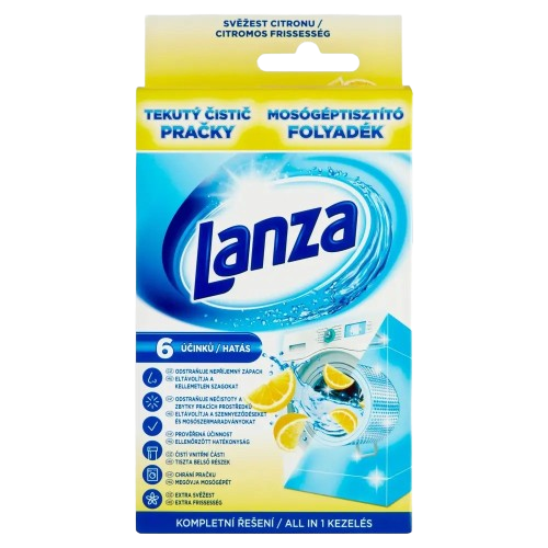 Lanza mosógéptisztító 250ml lemon