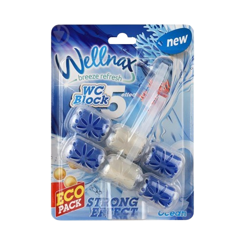Wellnax wc illatosító block óceán 2*57g