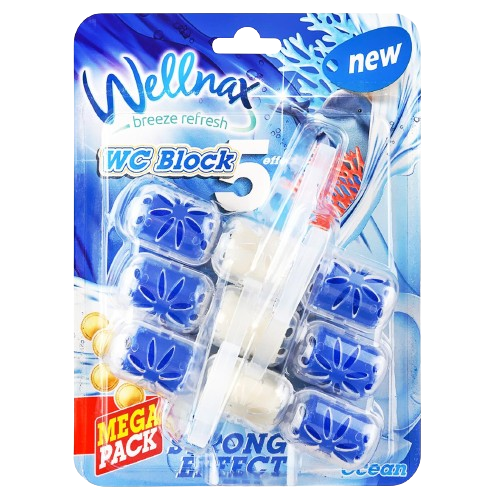 Wellnax wc illatosító block óceán 3*57g