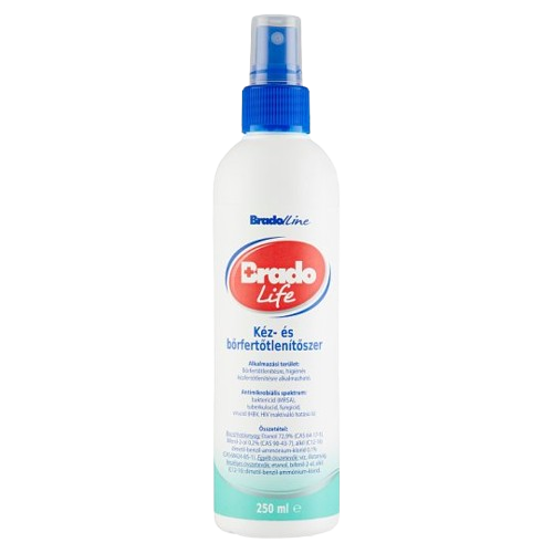 Bradolife kéz-bőrfertőtlenítő 250ml     