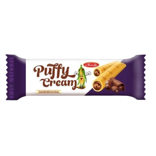 Puffy cream GM kakaókrémmel töltött kukoricarúd 18g