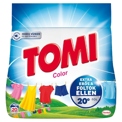 Tomi mosópor 1,1kg Color 20 mosás
