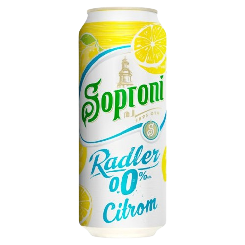 Soproni 0,0% Citrom 0,5l