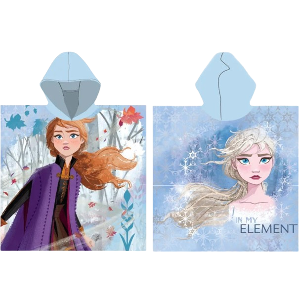 Disney Jégvarázs Element strand törölköző poncsó