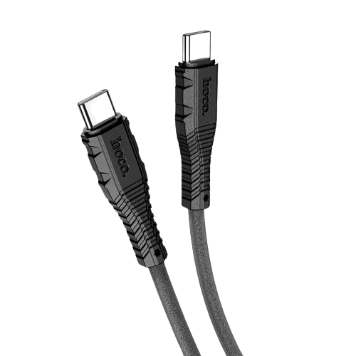 HOCO X67 NANO USB TYPE-C / TYPE-C KÁBEL 60W 1 MÉTER FEKETE