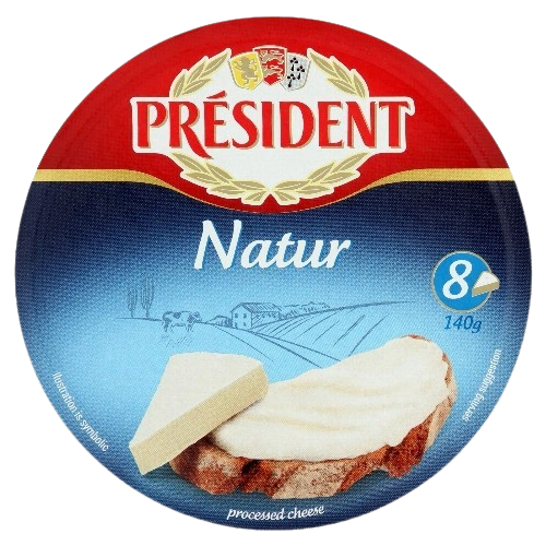Lactalis president ömlesztett sajt natúr 140g