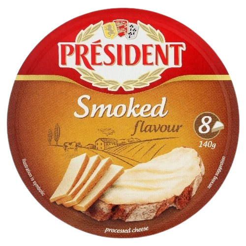Lactalis president ömlesztett sajt füstölt 140g