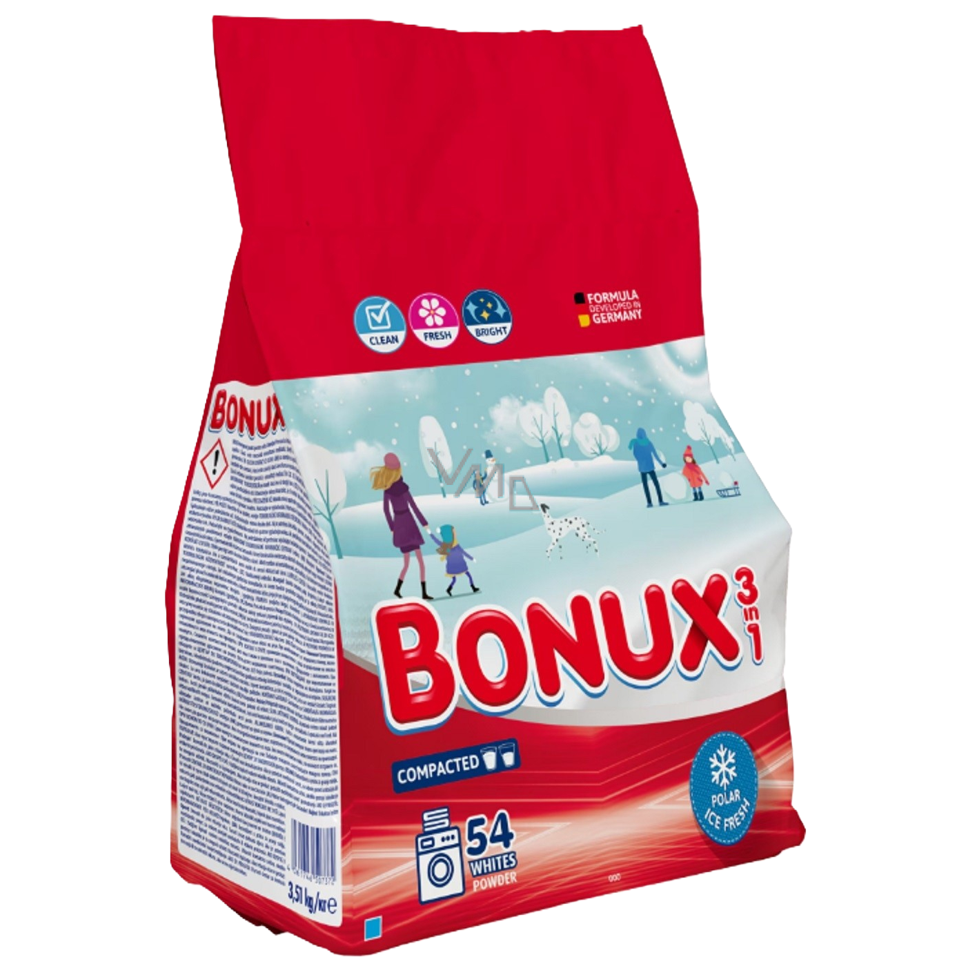 Bonux mosópor 3,51kg Ice Fresh 54 mosás