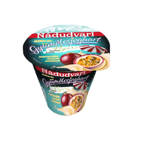 Nádudvari gyümölcsjoghurt maracuja-citromfű 125g