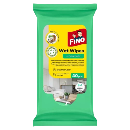 FINO Nedves Törlőkendő Kókusz 40DB