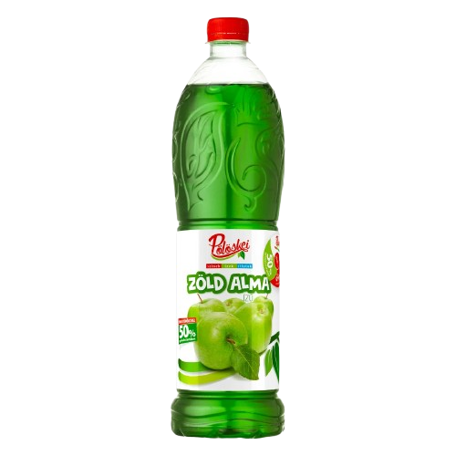 Pölöskei zöldalma ízű szörp 50% 1l