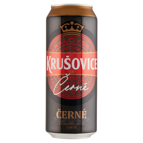 Krusovice Cerne BARNA 0,5l DOB - DRS