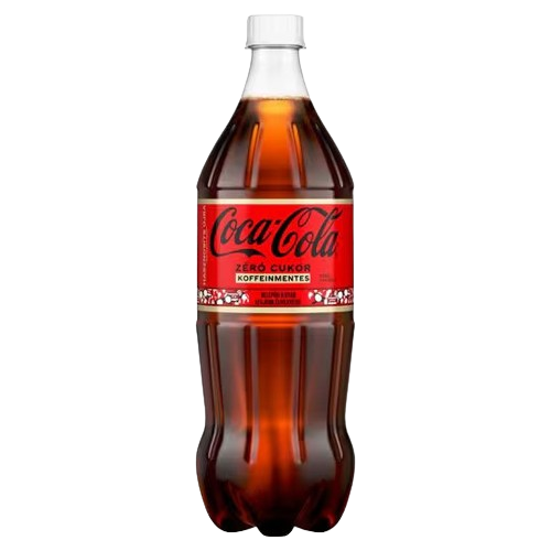 Coca cola zero koffeinmentes 1l