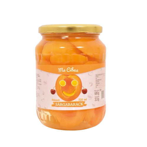 MR.Cibus Sárgabarack Befőtt 680g