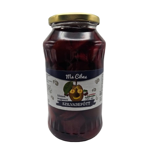 Szilvabefőtt felezett 720ml-Ms cibus