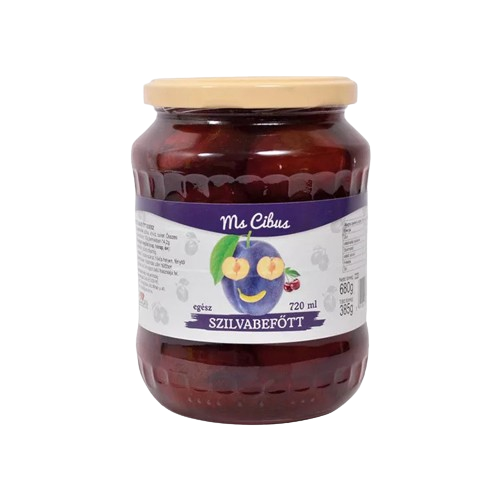 Ms Cibus szilvabefőtt egész 720ml 