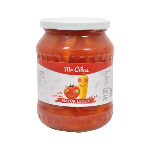 Mr Cibus Natúr Lecsó 30% paprikával 720ml