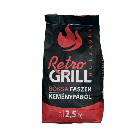 Retro grill faszén 2.5kg