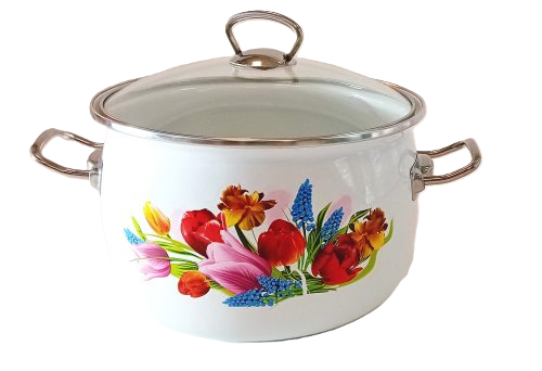 Zománcozott lábas happy cooking 2,5l RS-1372