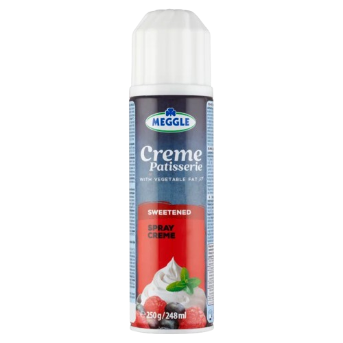 Meggle creme patisserie habspray 250ml 19%