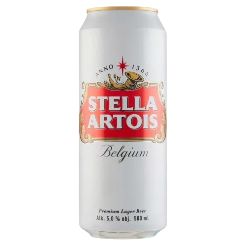 Stella Artois 0,5l dobozos - DRS