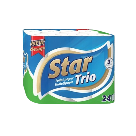Star Toalettpapír Trio 3 rétegű 24 tekercs