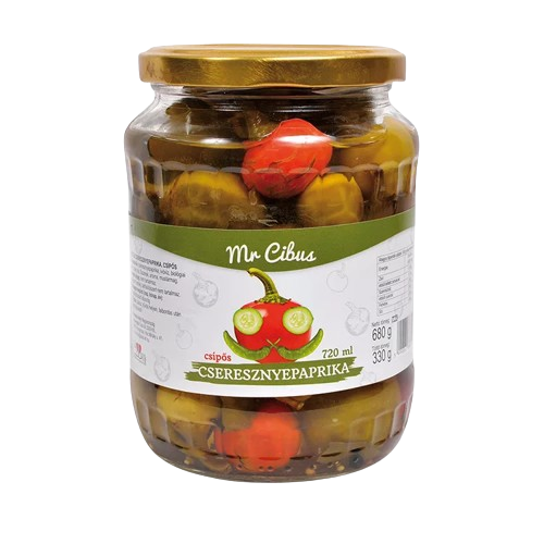 Mr Cibus Cseresznyepaprika Csipős 720ml