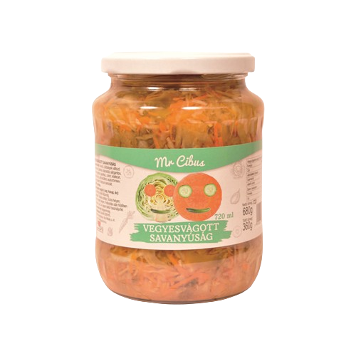 Mr Cibus vegyesvágott savanyúság 720ml