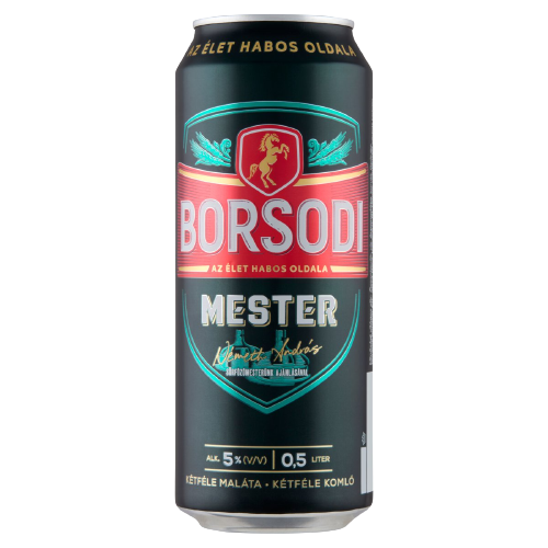 Borsodi Mester 5% 0,5l doboz  DRS