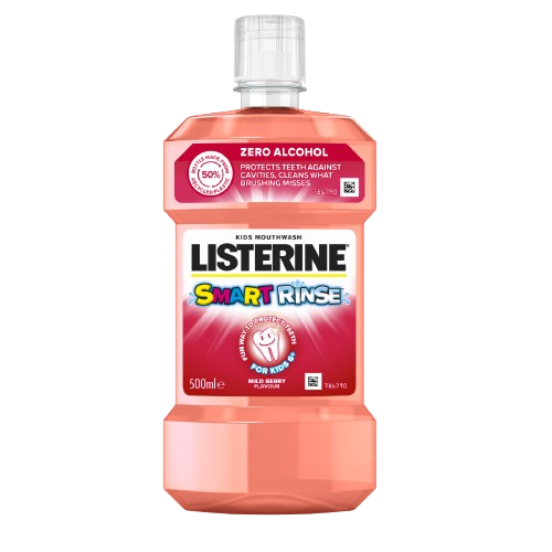 Listerine 500ml Smart Rinse Mild Berry