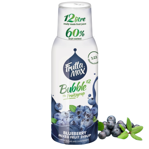Fruttamax bubble12 gyüm.szörp 0.5l áfonya
