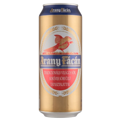 Arany Fácán 0,5l dobozos - DRS