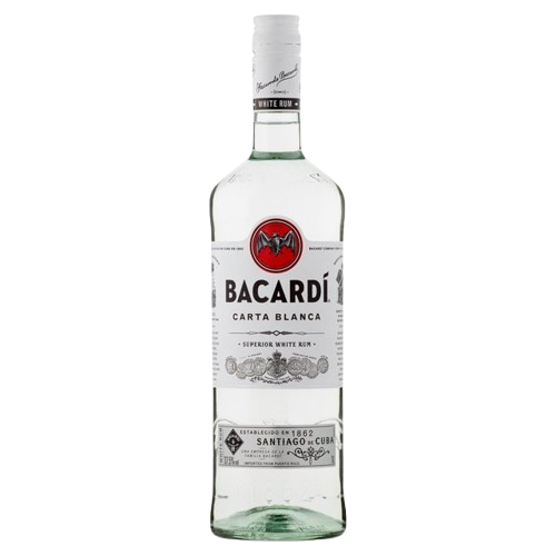 Bacardi C. Blanca Rum 37,5% 1l DRS