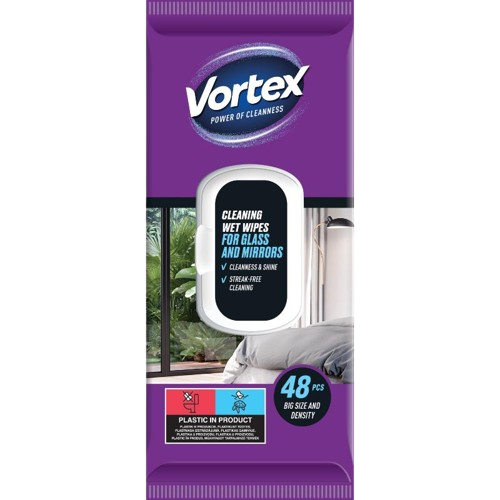 Vortex Háztar. Nedv.T.kendő üveg&t 48db