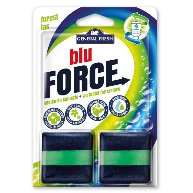 Blue force wc tart.kocka 2x50g fenyő