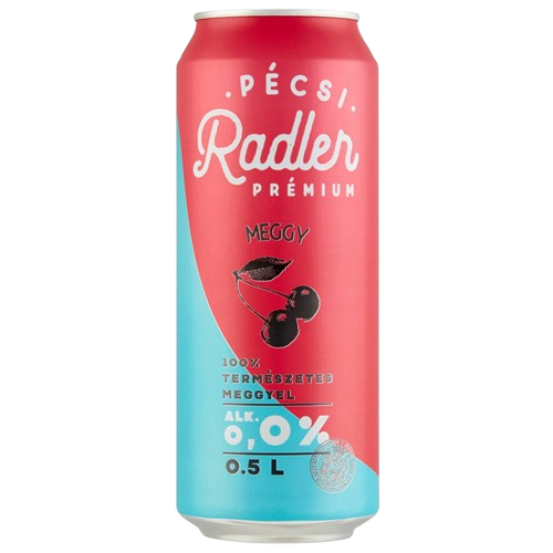 Pécsi Radler Meggy 0,0% 0,5l DRS