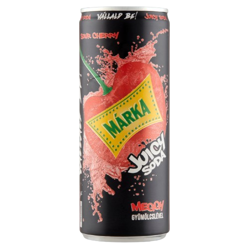 MÁRKA Juicy SODA Meggy 0,25l CAN-DRS