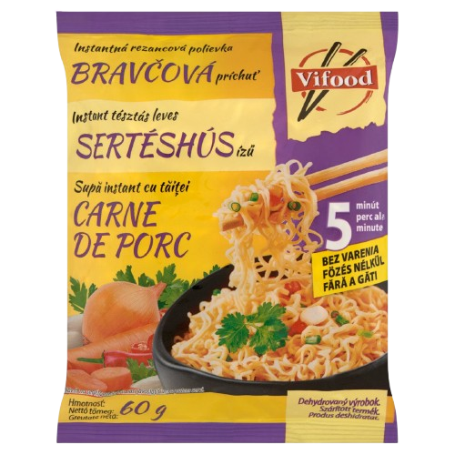 Vifood instant tésztás leves sertéshús ízű 60g