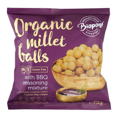 BIO kölesgolyó extrudált BBQ 75g        