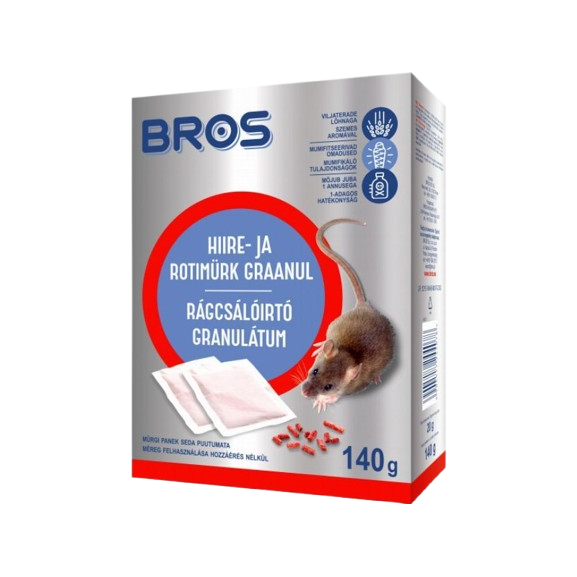 Bros Rágcsálóirtó granulátum 140g